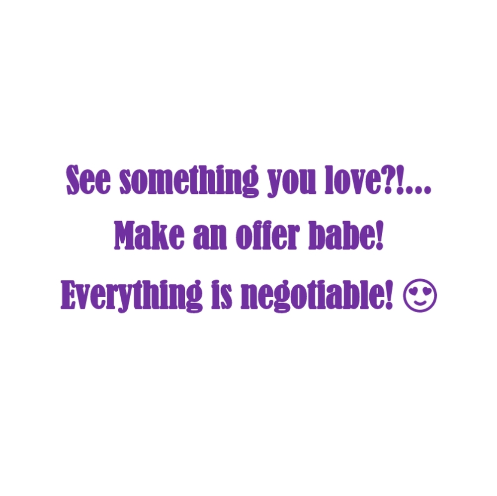 All Prices are negotiable 😍😍😍